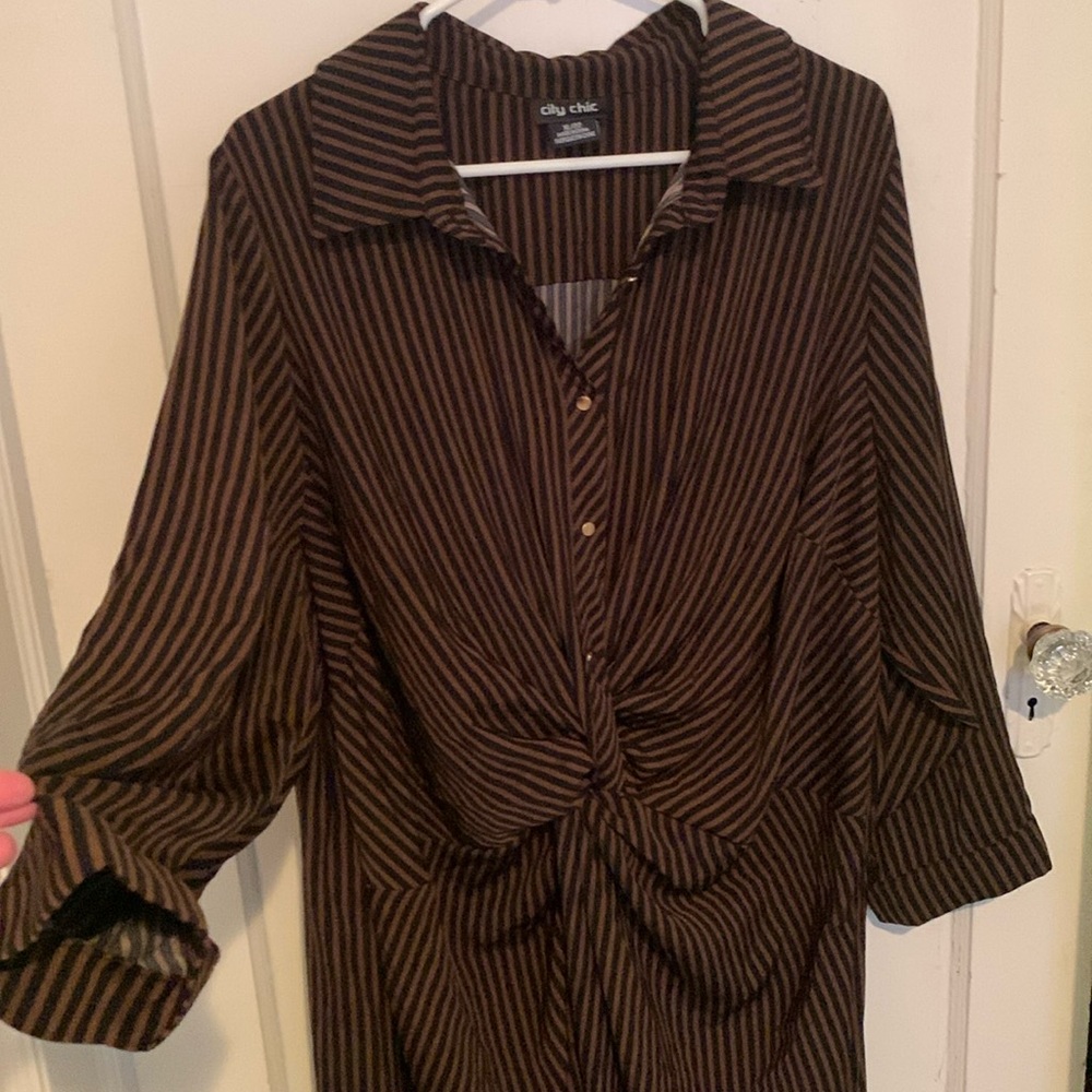 City chic shirtdress